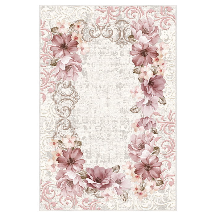 Conceptum Els1828 Alfombra de Terciopelo Multicolor 80 x 120 cm